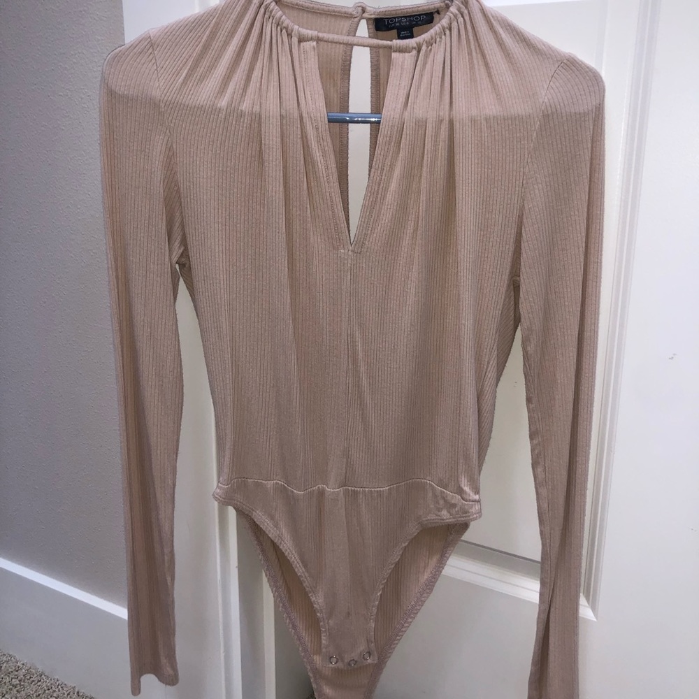 Nude Topshop body suit.